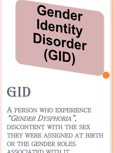 gid/mtf|Personality Disorders in Persons with Gender Identity Disorder